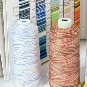 24S/2 rắn Acrylic thêu dòng đầy màu sắc nhuộm mô hình độ bền cao mercerized Filament sợi thêu cạnh thương hiệu - Product Image 3