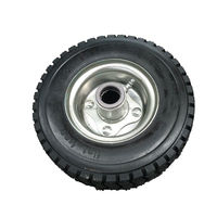 Roda Karet Semi-pneumatik Tugas Berat untuk Rumput 9x3.50-4