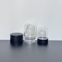 Pot en verre à large ouverture, écologique, recyclable, résistant aux enfants, avec couvercle en dôme résistant aux enfants, 1 oz, 2 oz, 3 oz, 4 oz