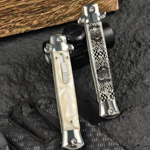 Cuchillo plegable multifuncional A.K. de alta dureza, herramienta portátil de defensa personal para el hogar y exteriores. - Product Image 2