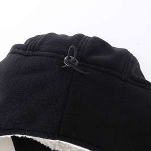Gorro de Invierno Cálido de Forro Polar con Logotipo Personalizado, con Visera y Orejeras a Prueba de Viento, Unisex, para Viajes al Aire Libre, Fiestas, Primavera y Verano - Product Image 4