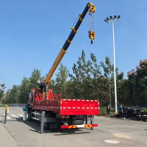 Grúa hidráulica telescópica montada en camión SQS125 de 5 toneladas, equipo de elevación, venta directa de fábrica en China - Product Image 5