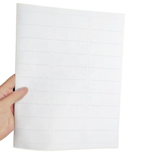 100 Sheets Per Bag <b>A4</b> Inkjet <b>Printing</b> Matte White Self Adhesive Woodfree Label Sticker <b>Paper</b> for Inkjet Printer - Product Image 2