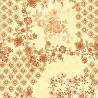 Parure de draps en microfibre tissée à motif Paisley pêche doux, antistatique, poids moyen, élégant textile de maison