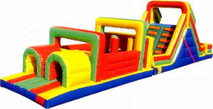 Lilytoys 2024 The Commercial Outdoor Inflable Obstacle Course Challenges Juego de fiesta inflable para adultos - Product Image 4