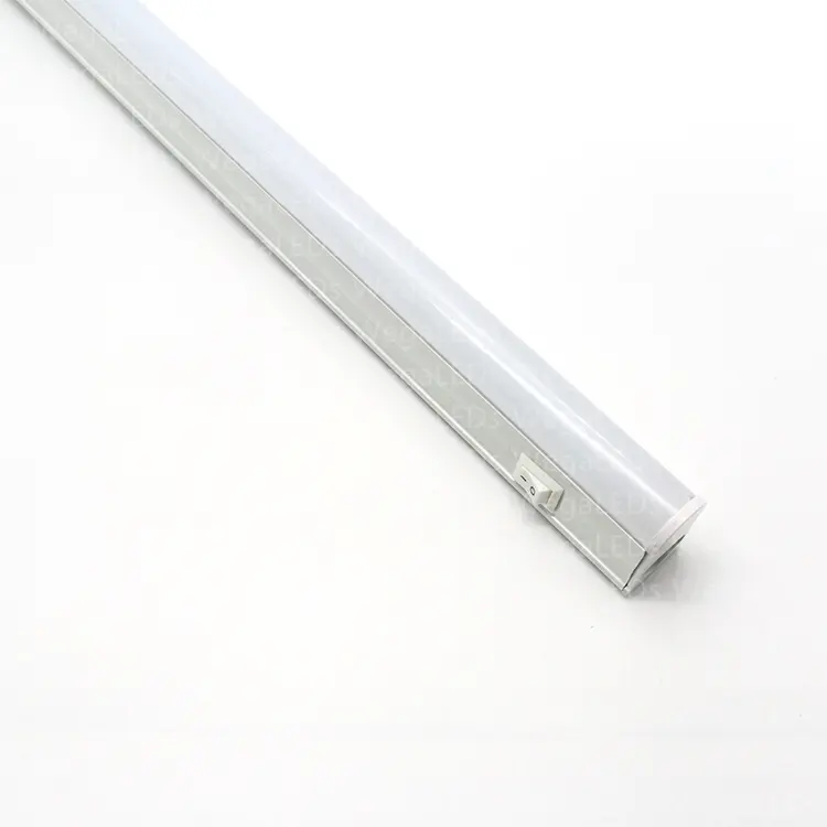 Пластиковая Светодиодная трубка T5 1200 мм, 18 Вт, бесшовная подвижная интегрированная линейная лампа T5, Светодиодная трубка, полный светильник