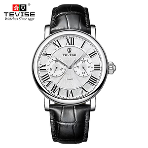 Reloj de Cuarzo Cronógrafo TEVISE T867Q con Esfera de Números Romanos, Marca de Alta Gama, Lujoso, Resistente al Agua, para Hombre - Product Image 1