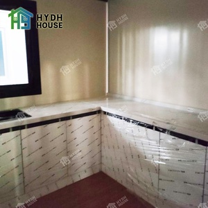 Prefab 20ft Ba phòng ngủ tiêu chuẩn Châu Âu nhà với cổ màu xám bên ngoài bức tường mở rộng <span class=keywords><strong>container</strong></span> nhà - Product Image 5