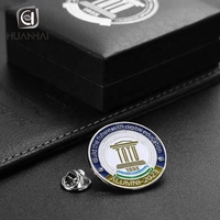 Article populaire : Épingles de revers personnalisées en métal plaqué argent avec logo en émail souple, pour anniversaire, avec boîte cadeau