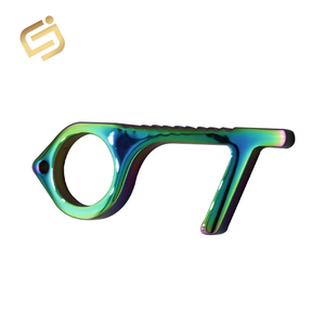 Sublimación de dedo stylus latón no tocar <span class=keywords><strong>la</strong></span> puerta libre abridor llavero limpio <span class=keywords><strong>llave</strong></span> inteligente - Product Image 6