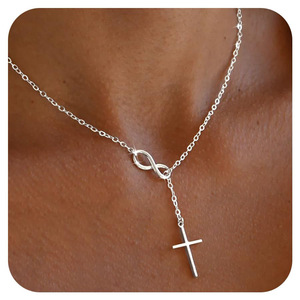 B1-283 hongtong มาใหม่สแตนเลสเงางามเพทายมินิมอลเครื่องประดับแฟชั่นอินเทรนด์ขายส่งจี้สร้อยคอ - Product Image 4