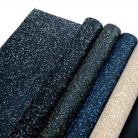 Rollo de Suelo de Caucho EPDM para Gimnasio, Tapete de Goma para Gimnasio, Rollo de Goma para Suelo de Gimnasio