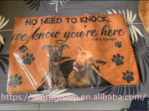<span class=keywords><strong>Paillasson</strong></span> <span class=keywords><strong>personnalisé</strong></span> cadeaux personnalisés texte nom animal de compagnie chien <span class=keywords><strong>chat</strong></span> photo pas besoin de frapper intérieur/extérieur tapis <span class=keywords><strong>paillasson</strong></span> - Product Image 5
