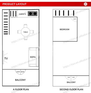 Casa Triangolare Prefabbricata di Lusso a Forma di A, Moderna per Hotel e Resort, Prezzo di Fabbrica - Product Image 6