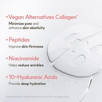 Masque facial en hydrogel au collagène pour la nuit, acide hyaluronique, hydratant, soin de la peau, OEM/ODM disponible pour tous les types de peau