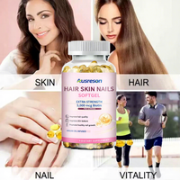 Ausreson OEM – Compléments capillaires, cutanés et ongulaires personnalisés à la biotine, vitamines et collagène en gélules souples – Halal