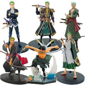 Japanese Anime One Pieced Figure Three Thousand World Sauron Three Swords Straw Hat Mission Luffy Anime Figure