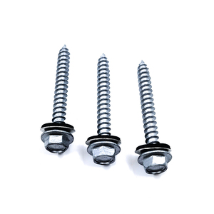 Tornillo Autoperforante <span class=keywords><strong>de</strong></span> Acero <span class=keywords><strong>de</strong></span> Alta Resistencia con Recubrimiento <span class=keywords><strong>de</strong></span> Zinc, Cabeza Hexagonal, Autoperforante, para Techos, con Arandela, Compuesto Bimetálico - Product Image 2