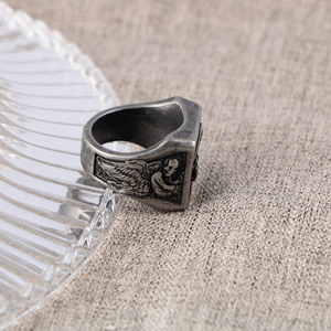Death <b>Ring</b> Retro Scythe <b>Skull</b> Men's Jewelry SA1172 Fashion <b>Rings</b> Gift - Product Image 4