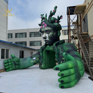 Dj चरण संगीत समारोह समुद्र तट कार्यक्रम के लिए इंफ्लेटेबल सुरंग, सजावट के लिए देवी सुरंग - Product Image 2