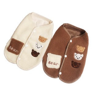 Cross-border pet dog clothes, embroidered <b>bear</b> two-legged fleece sweater, autumn and winter <b>cute</b> vest, Bichon Frise, Teddy, - Product Image 2