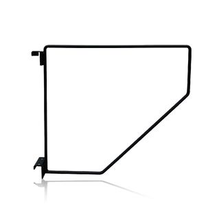 Bán lẻ/OEM/ODM W45 * D5 * h41.5 (cm) sơn tĩnh điện D-hình bán lẻ kệ chia màu xám đen hiển thị móc cho dây thanh kệ - Product Image 2