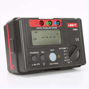 เครื่องทดสอบ RCD (ELCB) ดิจิตอล UNI-T UT582+ พร้อมระบบ AUTO RAMP สำหรับวัดวงจรรั่วไหล พร้อมเสียงเตือนการใช้งานผิดพลาด L71 - Product Image 1