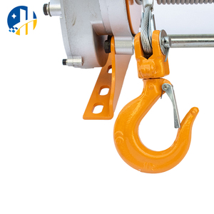 Mới 1.5 tấn Công suất vỏ nhôm tời điện 220V 380V Mini winch với Wire Rope Sling cho nhà máy sản xuất - Product Image 6