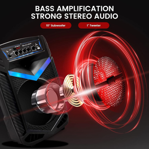 New Special Design Outdoor Party <b>bluetooth</b> <b>Speaker</b> Black Smart <b>Speakers</b> for <b>With</b> LED <b>Lights</b> Powered <b>Speakers</b> - Product Image 2