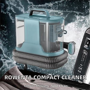 Nettoyeur de tapis portable avec deux réservoirs d'eau propre <span class=keywords><strong>et</strong></span> d'eau usée, pulvérisation <span class=keywords><strong>et</strong></span> aspiration intégrées, détachant profond pour canapé, matelas, voiture - Product Image 2