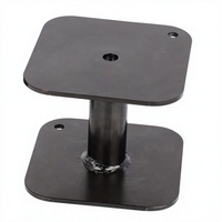 Cales de stabilisation 1000 lb en acier thermolaqué noir pour camping-car et remorque, réglables de 4-5/8 à 8 pouces