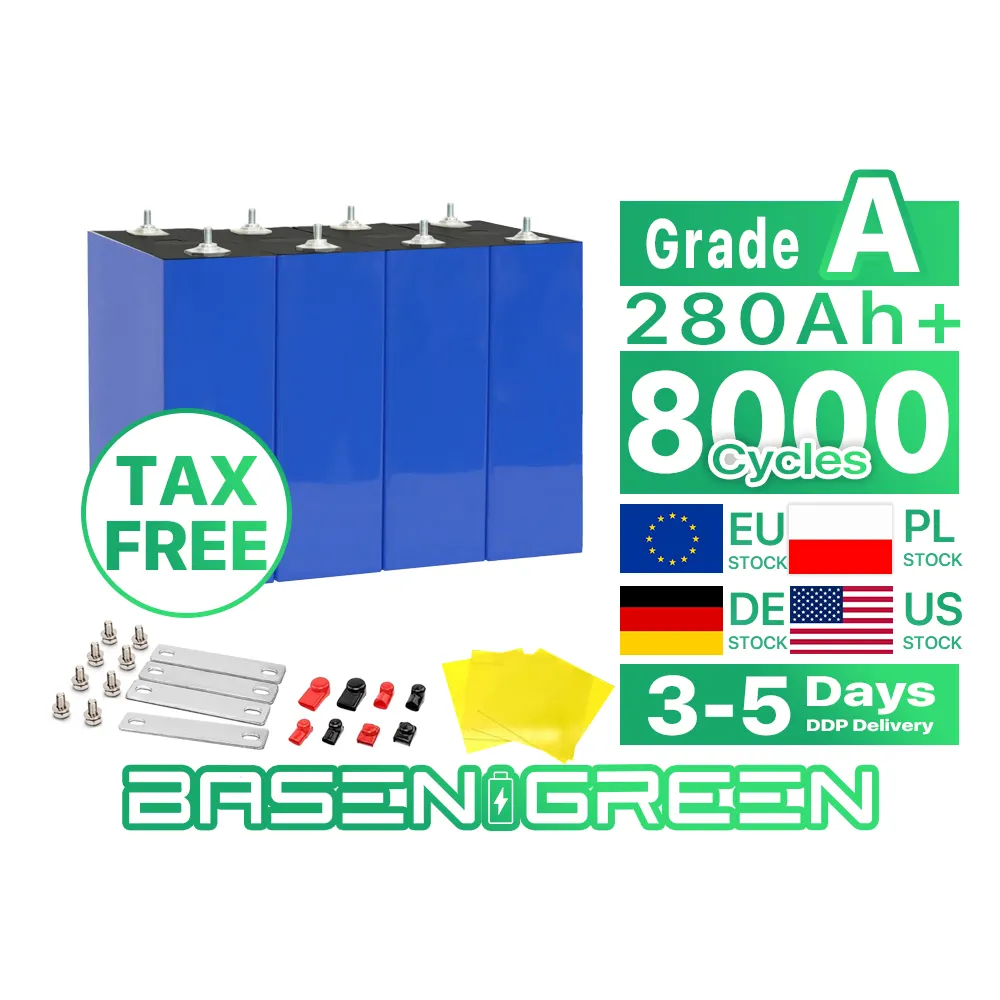 8000 साइकिल हिथियम 3.2v 280ah लाइफपो4 सेल 3.2v280ah ऊर्जा भंडारण बैटरी लाइफपो4 बैटरी प्रिज्मीय बैटरी सेल लाइफपो4 280