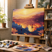 Kits de peinture par numéros pour adultes, étapes simples, résultats magnifiques, peinture sur toile DIY, photo personnalisée, vente en gros directe d'usine