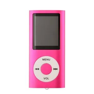 Promotional gift slim portable mini mp3 video mp4 player with screen and cable