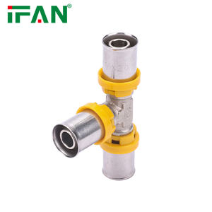 IFAN Good Quality Pex <strong>Fittings</strong> <strong>Gas</strong> Supply Pex Press <strong>Fitting</strong> Tee Elbow Socket Flexibility Pex Press <strong>Fitting</strong> - Product Image 3