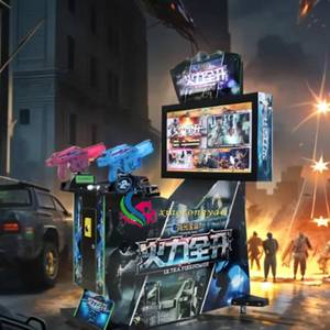 Máquina de Juego DJ 3 en 1 con Doble Pistola, Pantalla LCD de 42 Pulgadas, Construcción de Metal y Acrílico, Funciona con Monedas en Inglés, Modelo Xiaotongyao XTY - Product Image 5