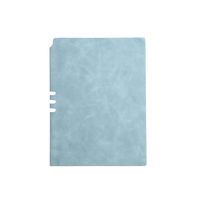 Porte-stylo en acier A5 PQ, essentiels scolaires, cahiers épaissis, journal personnalisé à couverture rigide, cuir écologique en tissu