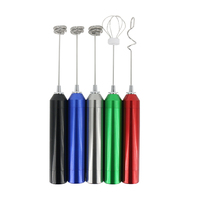 Mixeur à café rechargeable Pailite de haute qualité, mélangeur portable 3 en 1, mousseur à lait en aluminium USB