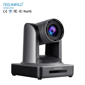 Caméra PTZ FEELWORLD POE20X, <span class=keywords><strong>zoom</strong></span> optique 20X, 1080P 60fps, sortie simultanée USB/3G-SDI/HDMI/IP, compatible PoE, logo OEM personnalisé - Product Image 1