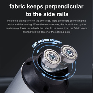 ZSHINE, persianas enrollables motorizadas para exteriores, Control remoto, pantalla con cremallera resistente <span class=keywords><strong>a</strong></span> la intemperie para exteriores, para porche, balcón, RV, personalizada - Product Image 4