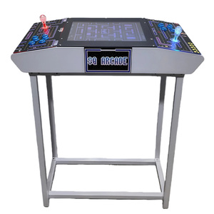 Machine <span class=keywords><strong>de</strong></span> Jeu d'Arcade Pliante 60-en-1 : <span class=keywords><strong>Table</strong></span> Cocktail Interactive Rétro <span class=keywords><strong>de</strong></span> Combat <span class=keywords><strong>pour</strong></span> 2 Joueurs, Fonctionnant à la Monnaie - Product Image 6