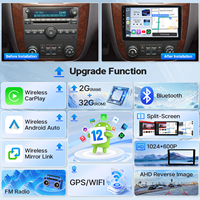 Nouvelle arrivée 10.1 "écran pour GMC Chevrolet Buick 2007-2012 multimédia Android autoradio Carplay Navigation