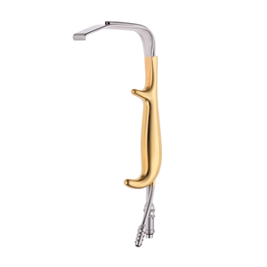 Retractor de Seno Circular de Acero Manual Aislado con Fibra Óptica para Cirugía Plástica - Product Image 1