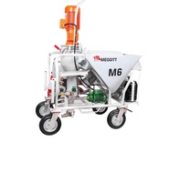 Nouvelle machine à projeter le mortier électrique automatique M6, entièrement automatique, moteur 220V/380V 5500W