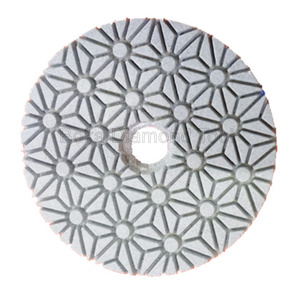 100 Mm 4 Inch <span class=keywords><strong>3</strong></span>/4 Stappen Diamant Steen Graniet Marmer Nat En Droog Flexibel Polijstkussen - Product Image 2