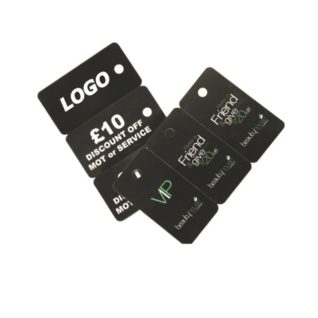 Custom PVC triple key tag combo membership card, non standard die cut barcode loyalty cards for retail and gym promotions