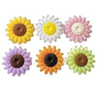 Aksesoris Resin DIY Bunga Matahari dan Daisy untuk Hiasan Cangkir, Hiasan Rambut, dan Casing Ponsel Buatan Tangan