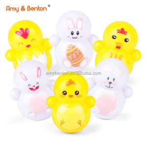 OEM Mini animal gobelet jouet Roly-poly auto-redresseur poupée Fidget jouets en vrac pour Pâques salle de classe prix Pinata remplisseurs - Product Image 4