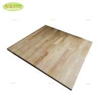 Table de Restaurant en bois d'érable dur/panneau de jonction de doigt en bois massif personnalisé présentoir de comptoirs en érable