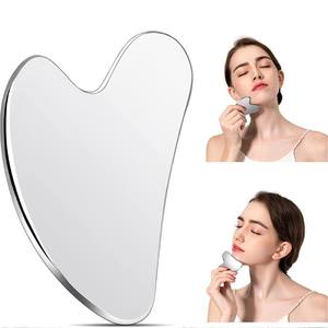 Herramientas Faciales Gua Sha de Acero Inoxidable 420 con Grosor de 3.5mm para Masaje Raspado y Estiramiento de la Piel - Product Image 5